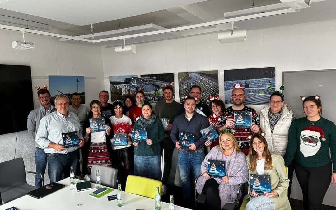 Gemeinsam strahlen: Die Weihnachtsfeier der WES Green GmbH