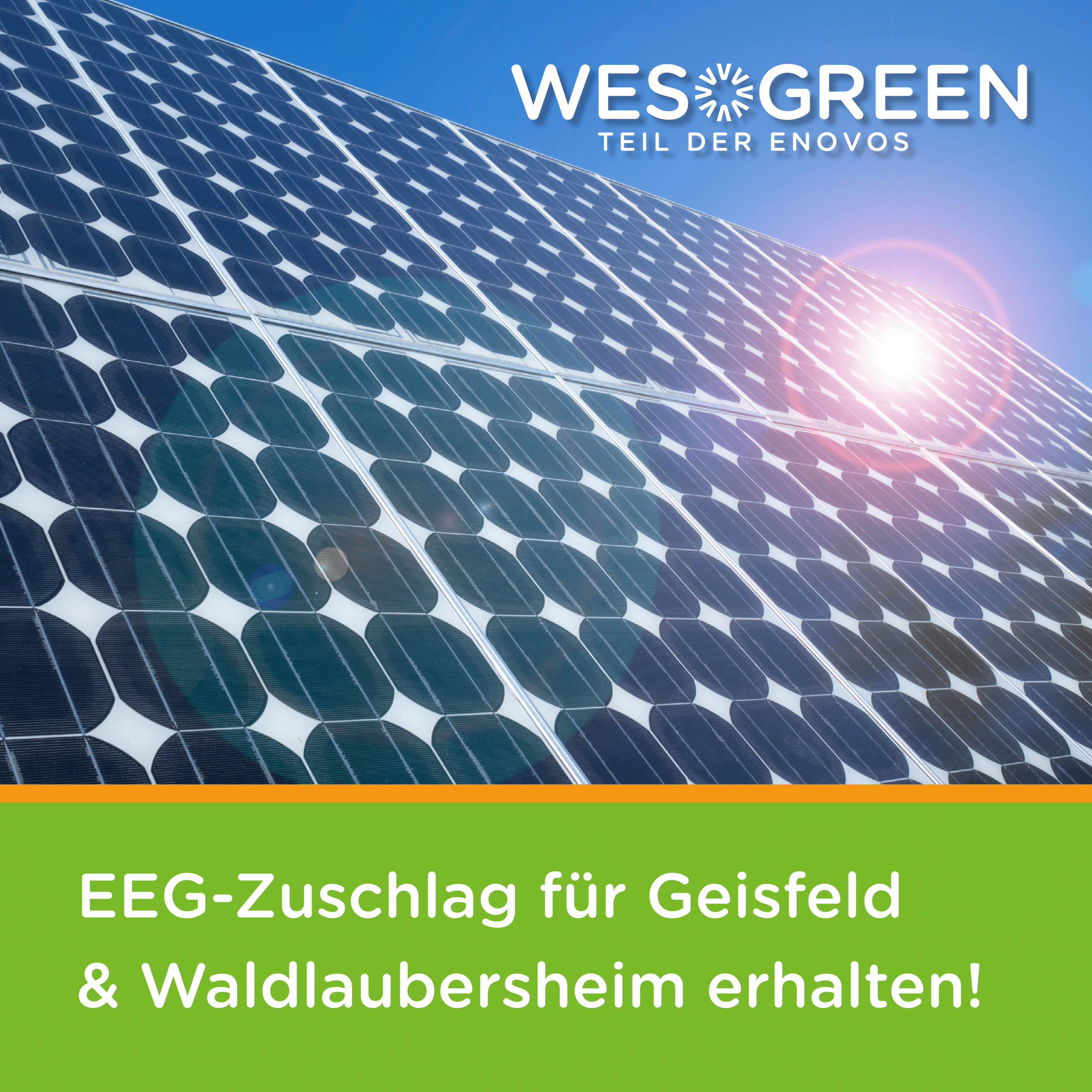 EEG Zuschlag Geisfeld und Waldlaubersheim